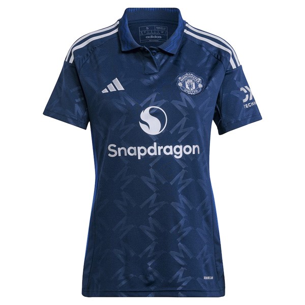 Camiseta Manchester United Replica Segunda Ropa Mujer 2024/25